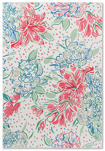 Tapis d'Extérieur Rouge Coquelicot