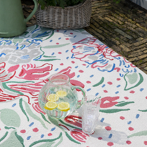 Tapis d'Extérieur Rouge Coquelicot